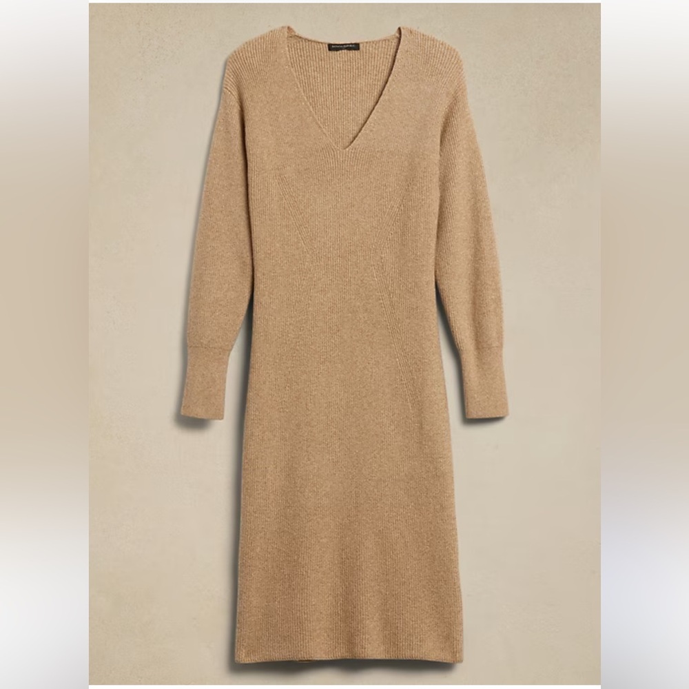 Banana Republic midi sweater dress.
